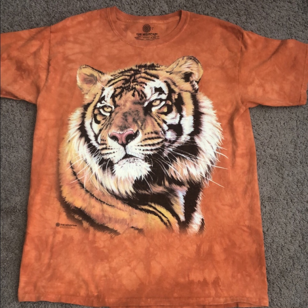 ORANGE TIGER THE MOUNTAIN TEE MENS L SS